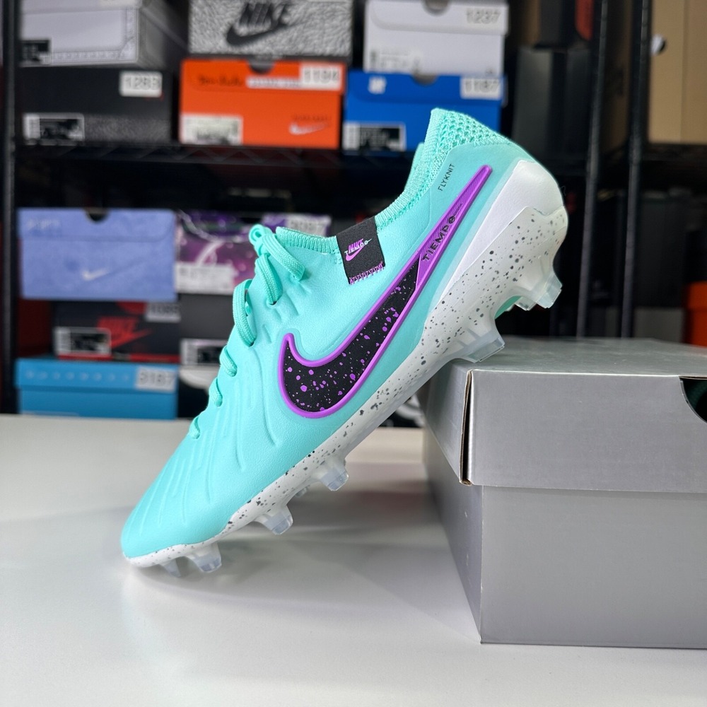 Size 6.5 (W8) - NEW Legend 10 Elite FG Men Hyper Turq/Black DV4328-300 Cleat ACC